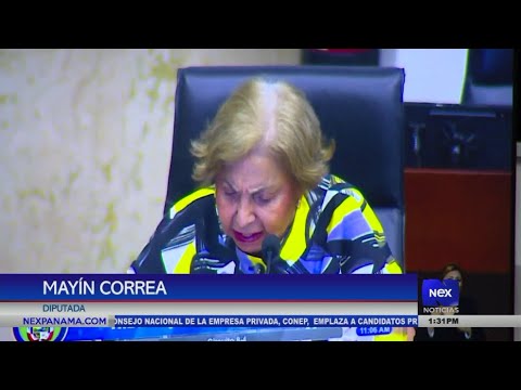 Diputada Mayi?n Correa denuncia el endeudamiento para el pro?ximo gobierno que dejara? Cortizo
