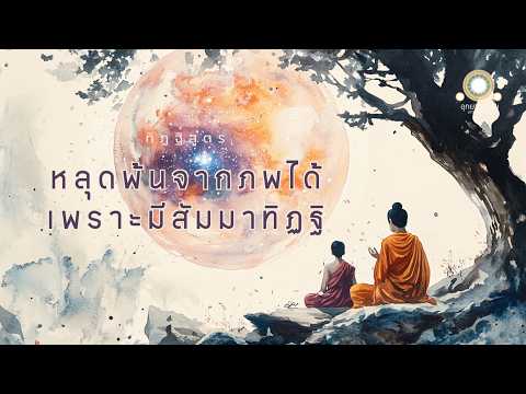 หลุดพ้นจากภพได้เพราะมีสัมมาทิฏ