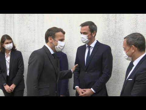 Emmanuel Macron visite un centre de psychiatrie de l'enfant à Reims | AFP Images