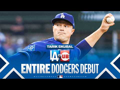 풀 스타트: 타릭 스쿠발, LA 다저스 데뷔전! | MLB 하이라이트