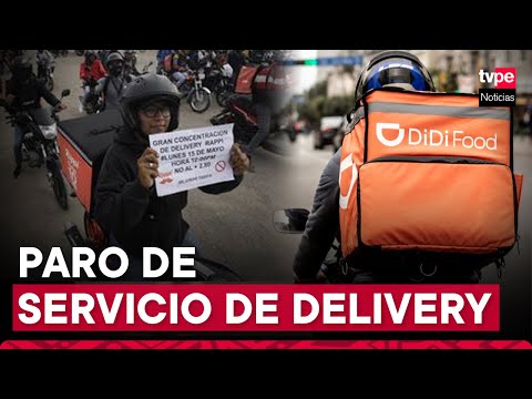 Trabajadores de delivery anuncian paro nacional para el 11 de marzo