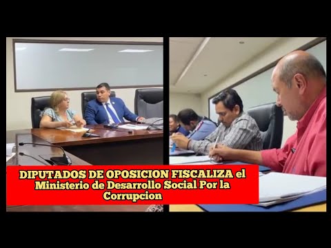 DIPUTADOS DE OPOSICION FISCALIZA el Ministerio de Desarrollo Social Por la Corrupcion GUATEMALA