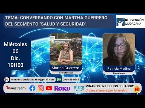 Conversando con Martha Guerrero del segmento Salud y Seguridad