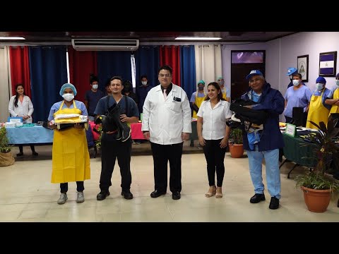 Trabajadores del hospital Lenín Fonseca reciben equipos de protección