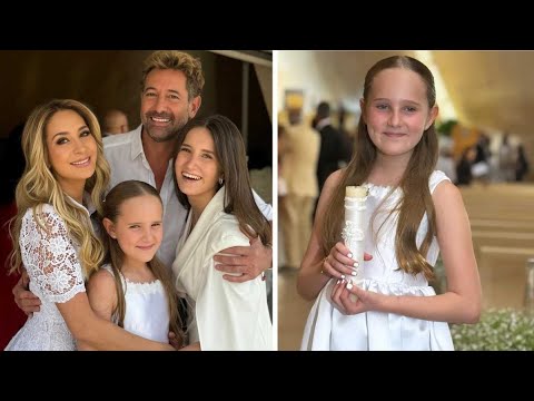 Gabriel Soto y Geraldine Bazán juntos y felices en la Primera Comunión de su hija Miranda