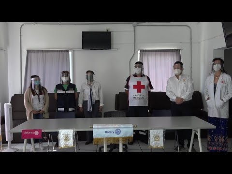 Consejo de Rotarios de SLP entregó capsulas para traslado de enfermos Covid al IMSS y a la Cruz Roja