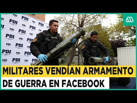Oficiales del ejército vendían armamento de guerra en redes sociales