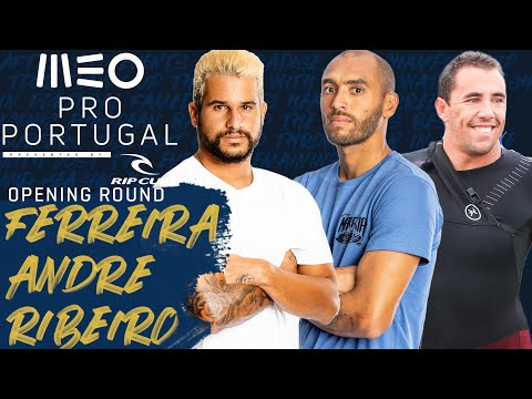 Surfing🌅🌊 Italo Ferreira, Jadson Andre, Vasco Ribeiro MEO Pro Portugal - Opening Round Heat Replay