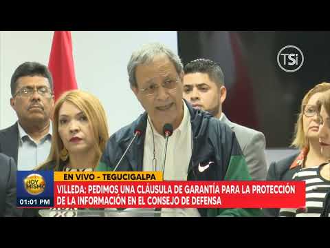 El secretario del Consejo de Defensa no debe tener facultades más allá: Mauricio Villeda