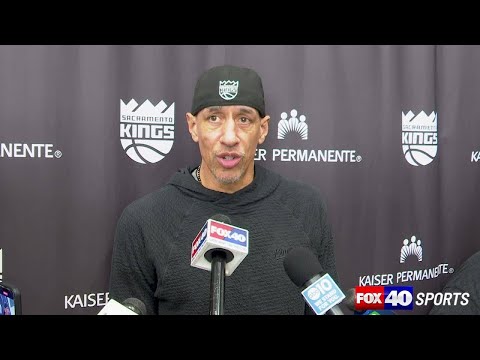 Kings interim head coach Doug Christie on Sacramento's first practice following All-Star break