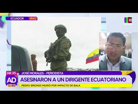 ¡Asesinaron a dirigente ecuatoriano!