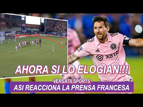 ASI REACCIONA PRENSA FRANCESA a DOBLETE de MESSI INTER MIAMI vs DALLAS