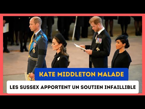 Kate Middleton malade : Meghan et Harry unis aupre?s de la princesse face au cancer