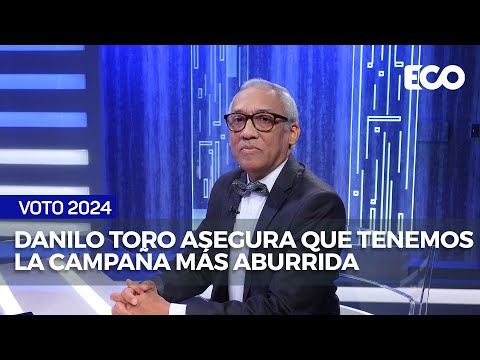 Danilo Toro: tenemos la campaña política más aburrida en 30 años | #EnContexto