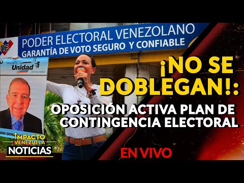 ¡NO SE DOBLEGAN!: oposición activa plan de contingencia electoral