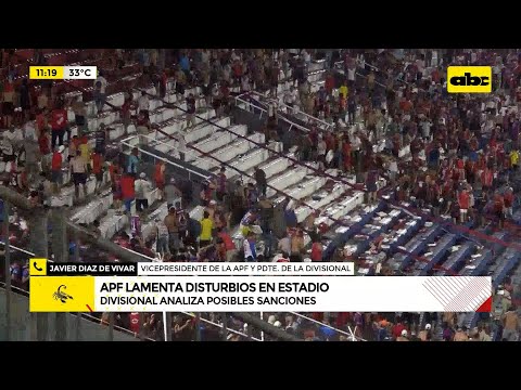 Cerro Porteño: APF lamenta disturbios en estadio