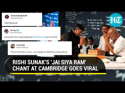 'Proud, Unapologetic': Rishi Sunak's Cambridge Ram Katha Speech Breaks The Internet | Watch