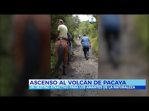 El ascenso al Volcán Pacaya es un atractivo turístico del país - Guatemala
