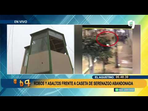 El Agustino: Denuncian constantes robos frente a caseta de serenazgo