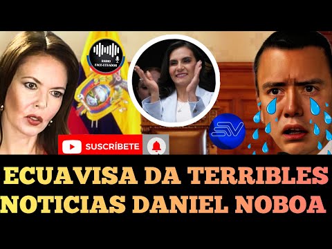 ECUAVISA LE DA TERRIBLES NOTICIAS AL PRESIDENTE DANIEL NOBOA NO PUEDE DESTITUIR ABAD NOTICIAS RFE TV