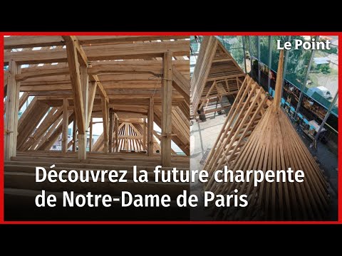 Découvrez la future charpente de Notre-Dame de Paris reproduite à l'identique