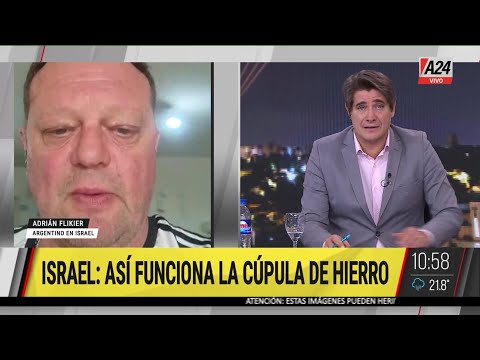 TENSIÓN EN MEDIO ORIENTE: Estamos seguros de la defensa de Israel - argentino en Israel