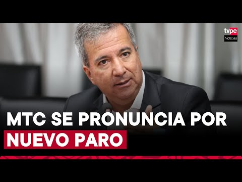 Ministro de Transportes considera que paro de transportistas para el 10 de octubre es innecesario