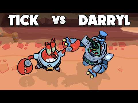 TICK vs DARRYL Brawl Stars