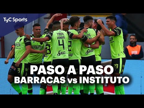 BARRACAS CENTRAL 3 vs 0 INSTITUTO | Liga Profesional de Fútbol - Fecha 15 | Argentina PASO A PASO