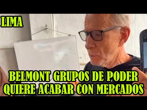 RICARDO BELMONT DIO CONFERENCIA DE PRENSA EN CHANCAY Y SALIO EN DEFENSA DE MERCADOS DEL PERÚ..