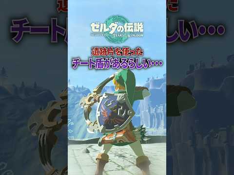 敵の攻撃を防いで自分の攻撃は通せるチート盾が作れるらしい...#ゼルダの伝説 #ティアキン #shorts