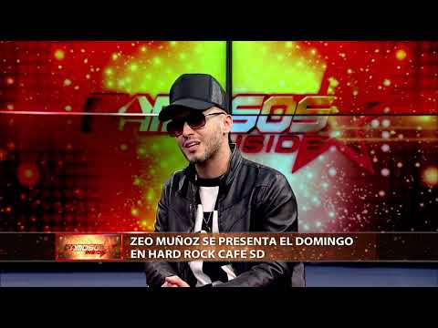 Famosos Inside | Zeo Muñoz se presenta el Domingo en Hard Rock Café