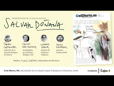 Presentación de la nueva revista de elDiario.es 'Salvar Doñana' desde Sevilla