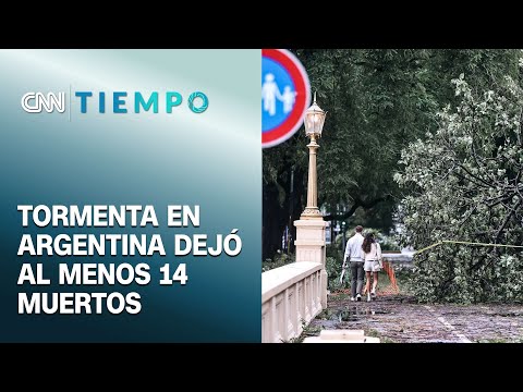 Tormenta en Argentina dejó al menos 14 muertos y más de 300 evacuados | CNN Tiempo