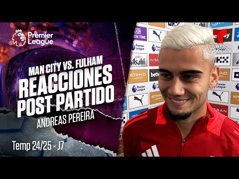 Andreas Pereira: “La asistencia de Raúl Jiménez fue muy buena” | Premier League | Telemundo Deportes