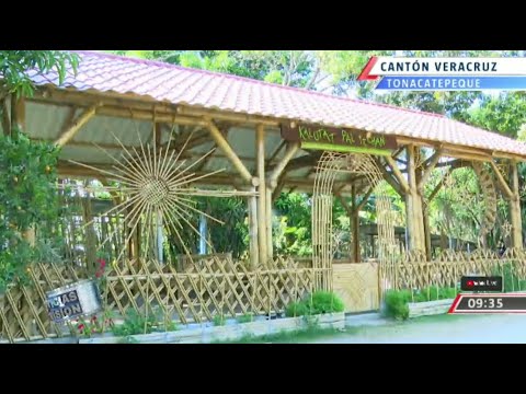 Casa de bambú en Tonacatepeque