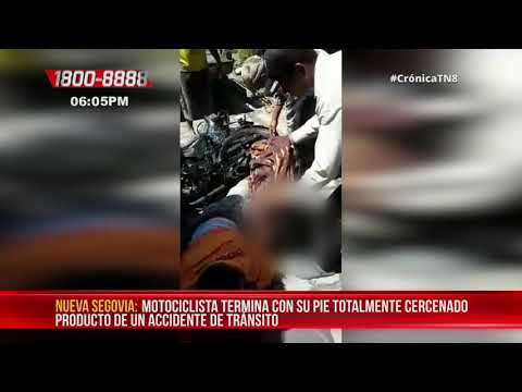 Un lesionado en accidente de tránsito en El Jícaro, Nueva Segovia - Nicaragua