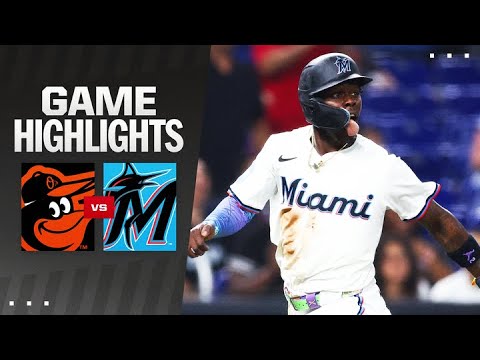 Orioles vs. Marlins Game Highlights (7/24/24) | MLB Highlights