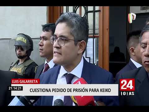 Luis Galarreta cuestionó pedido de prisión para Keiko Fujimori