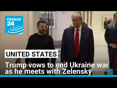 Trump vows to end Ukraine war as he meets with Zelensky • FRANCE 24 English