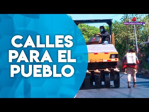 Familias del barrio Plaza España cuenta con nuevas Calles para el Pueblo