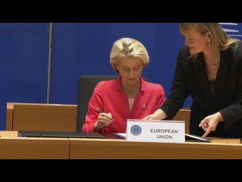 Cumbre de la UE apoya un nuevo mandato para Ursula von der Leyen en la Comisión Europea | AFP