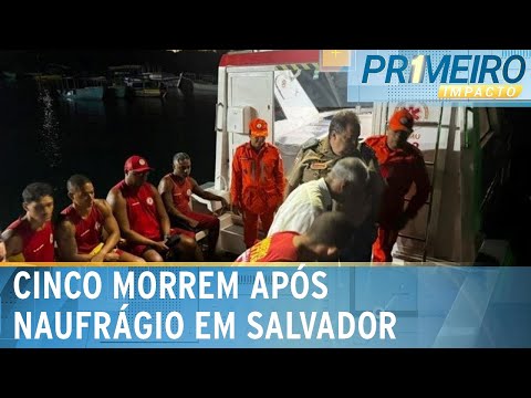 Naufrágio em Salvador deixa pelo menos 5 mortos | Primeiro Impacto (22/01/24)