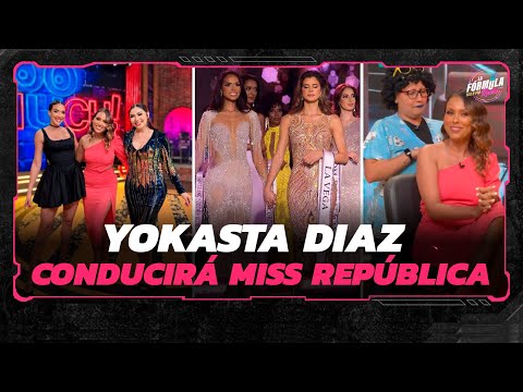 Yokasta Diaz conductora de Miss Republica / MUY BUENA ELECCION / GRITA MAGALY