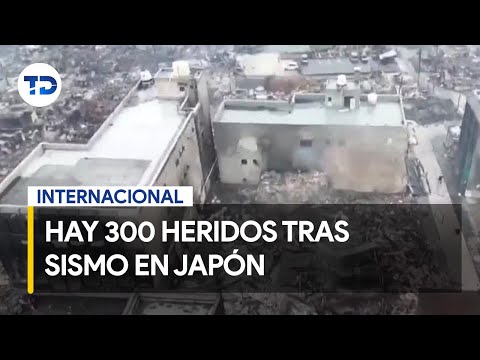 Sismo en Japo?n: aumenta nu?mero de fallecidos, hay 300 heridos