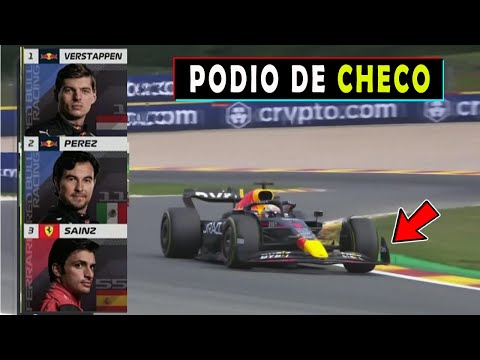 ASI REACCIONA PRENSA EUROPEA A SEGUNDO PUESTO Y PODIO DE CHECO PEREZ EN LA FORMULA 1 BELGICA