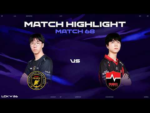 BFX vs NS 매치 68 하이라이트 | 2026 LCK