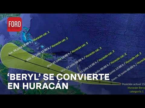 Beryl se convierte en huracán en el Atlántico - Las Noticias