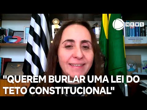 Servidores querem burlar uma lei do teto constitucional, diz deputada federal Adriana Ventura