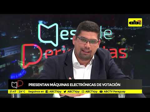 Mesa de Periodistas: Presentan máquinas electrónicas de votación